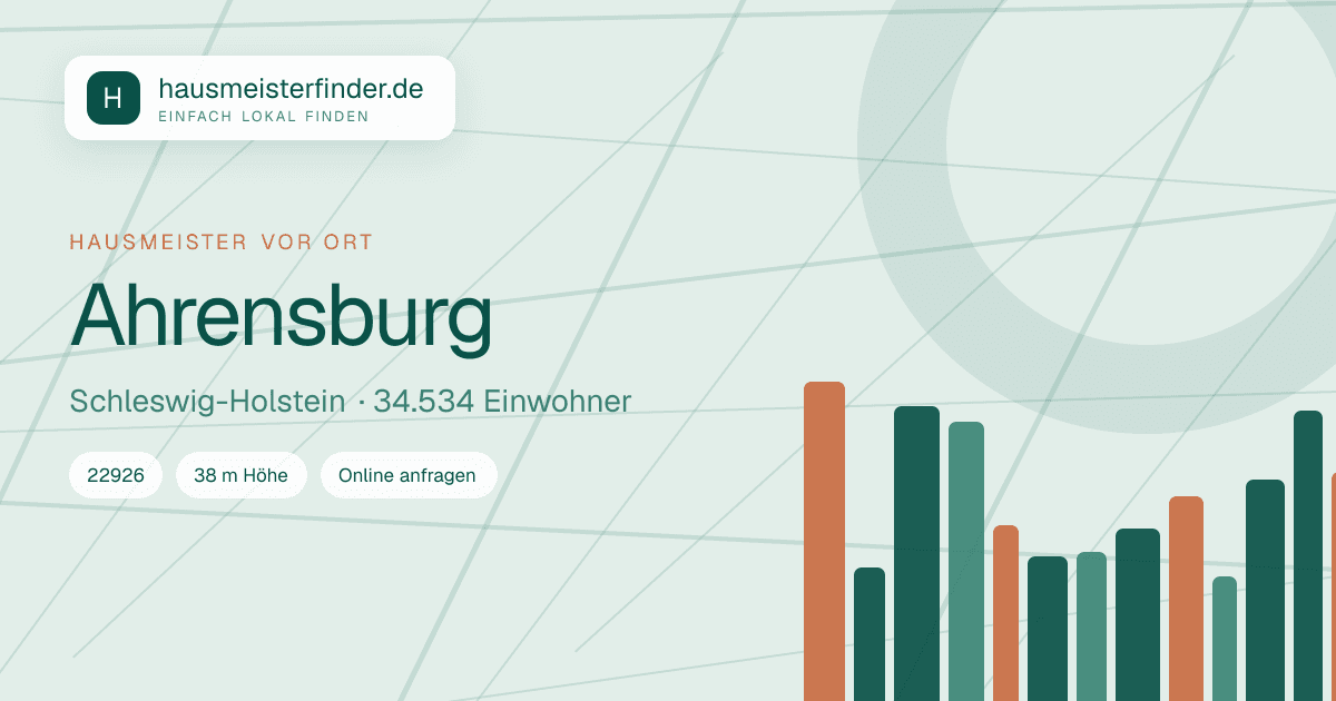 Stadtprofil für Hausmeisterservice in Ahrensburg