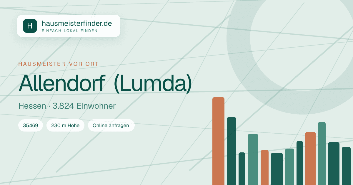 Stadtprofil für Hausmeisterservice in Allendorf (Lumda)