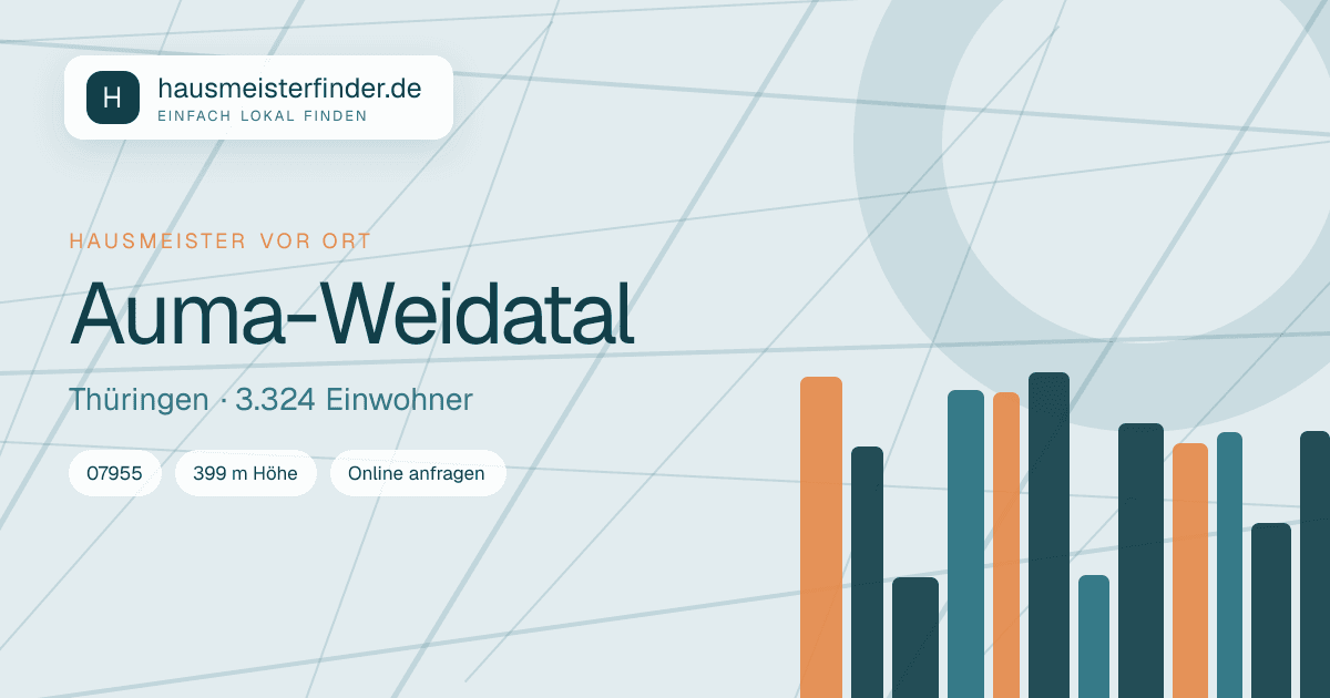 Stadtprofil für Hausmeisterservice in Auma-Weidatal
