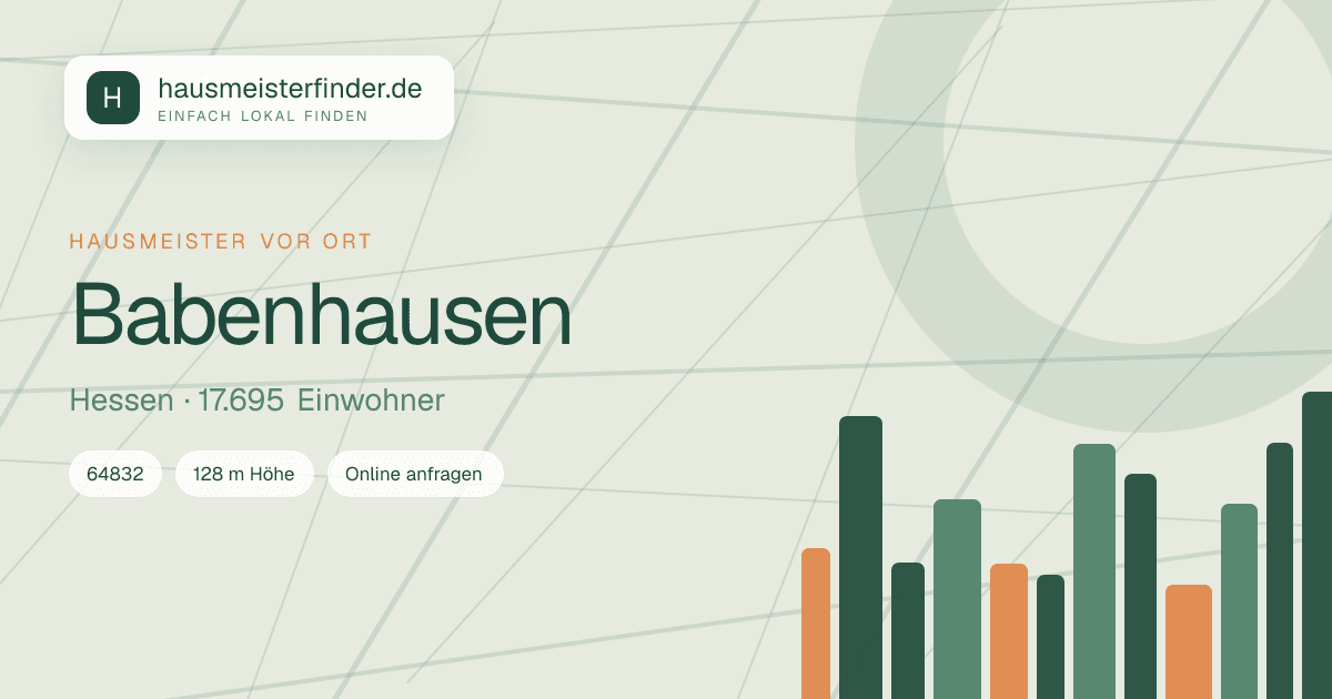 Stadtprofil für Hausmeisterservice in Babenhausen