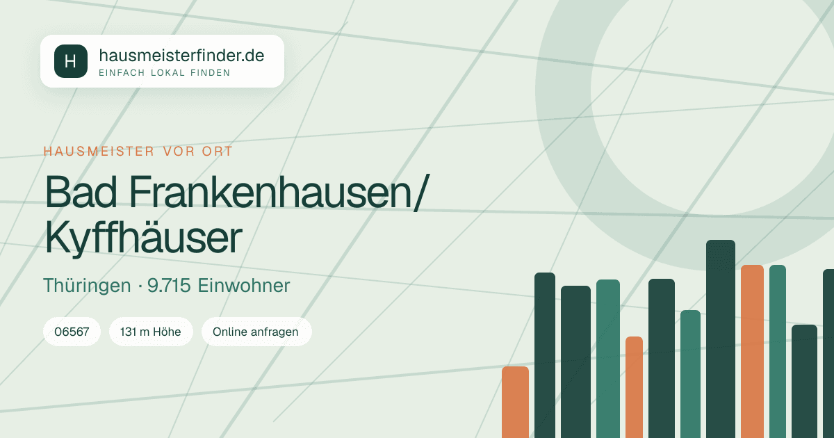 Stadtprofil für Hausmeisterservice in Bad Frankenhausen/Kyffhäuser