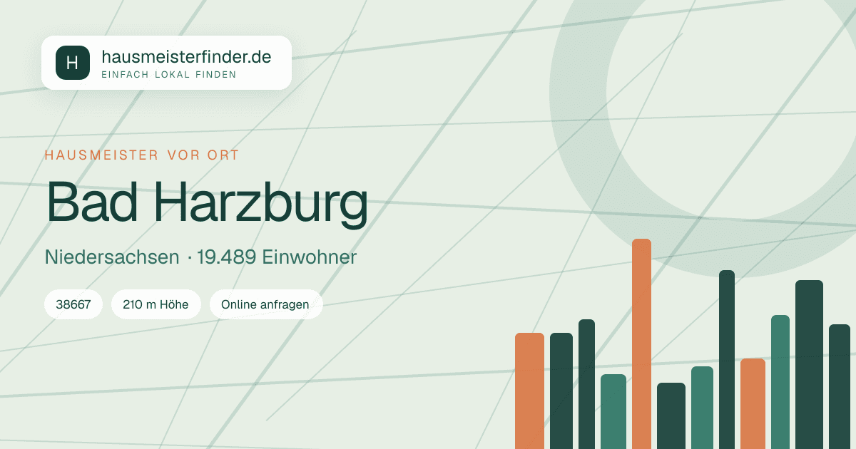 Stadtprofil für Hausmeisterservice in Bad Harzburg