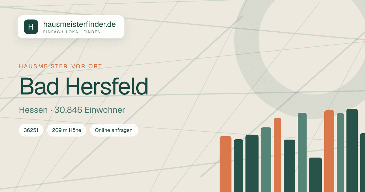 Stadtprofil für Hausmeisterservice in Bad Hersfeld