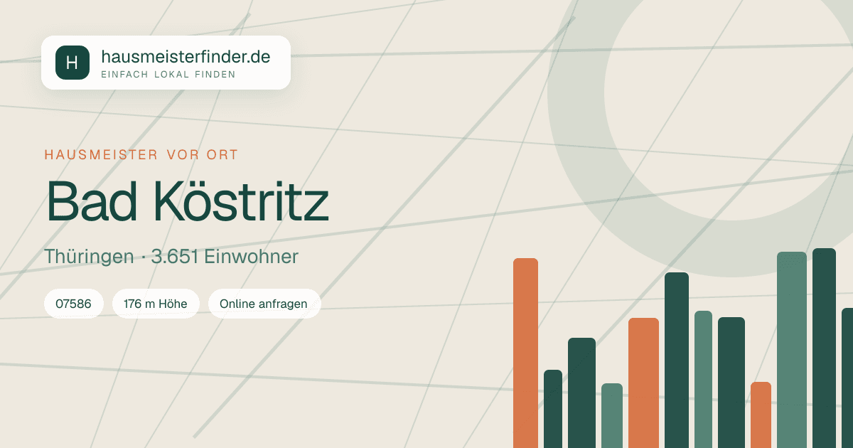 Stadtprofil für Hausmeisterservice in Bad Köstritz