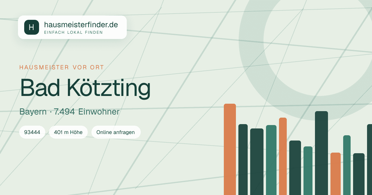 Stadtprofil für Hausmeisterservice in Bad Kötzting