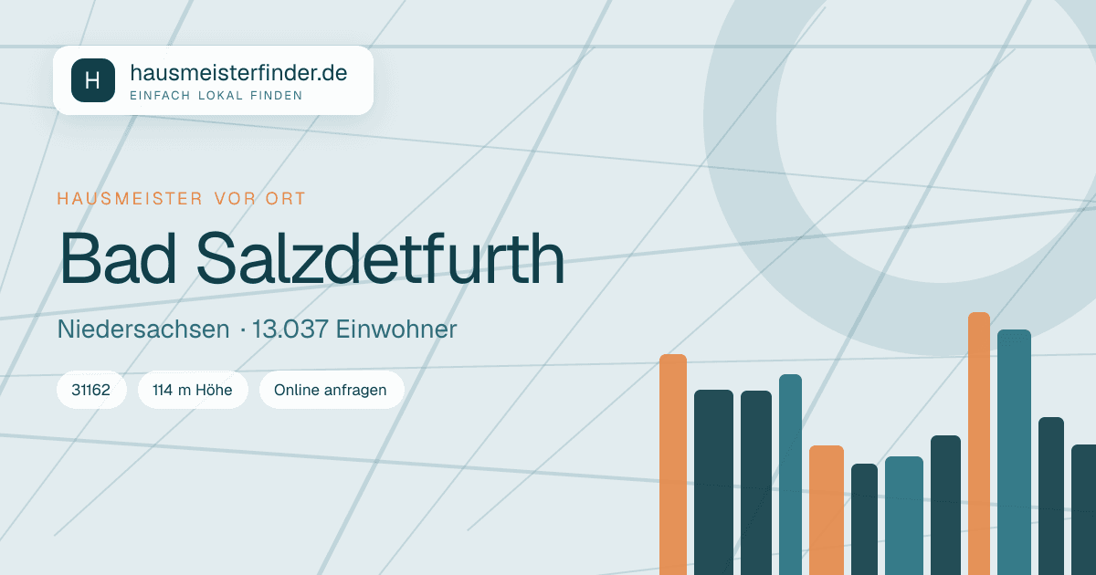 Stadtprofil für Hausmeisterservice in Bad Salzdetfurth