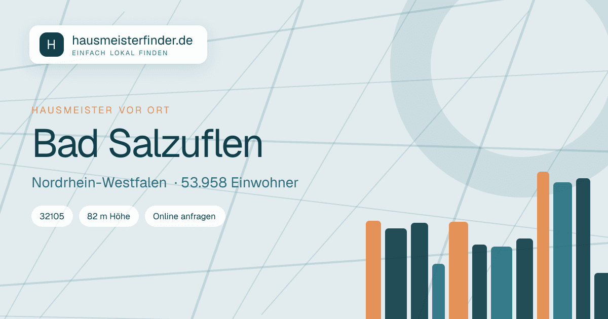Stadtprofil für Hausmeisterservice in Bad Salzuflen