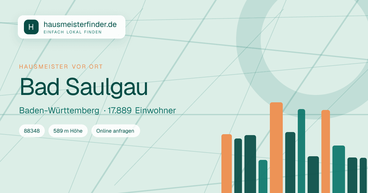Stadtprofil für Hausmeisterservice in Bad Saulgau