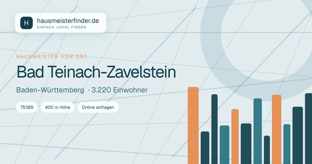 Stadtprofil für Hausmeisterservice in Bad Teinach-Zavelstein