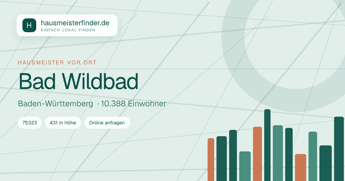 Stadtprofil für Hausmeisterservice in Bad Wildbad