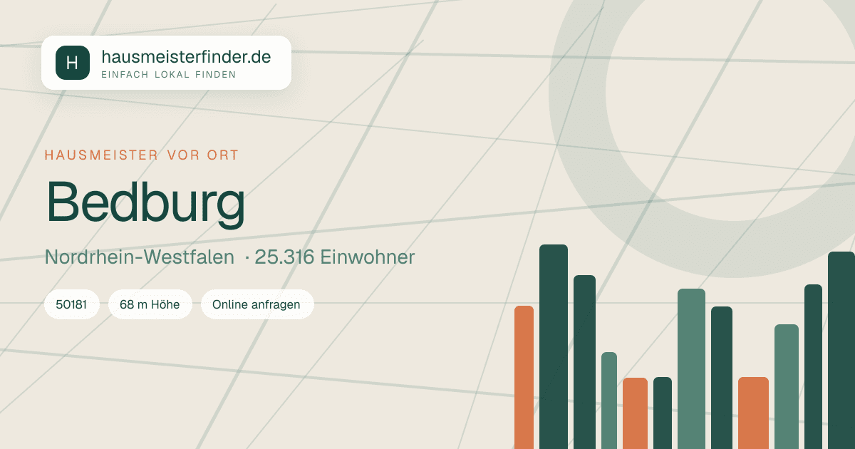 Stadtprofil für Hausmeisterservice in Bedburg