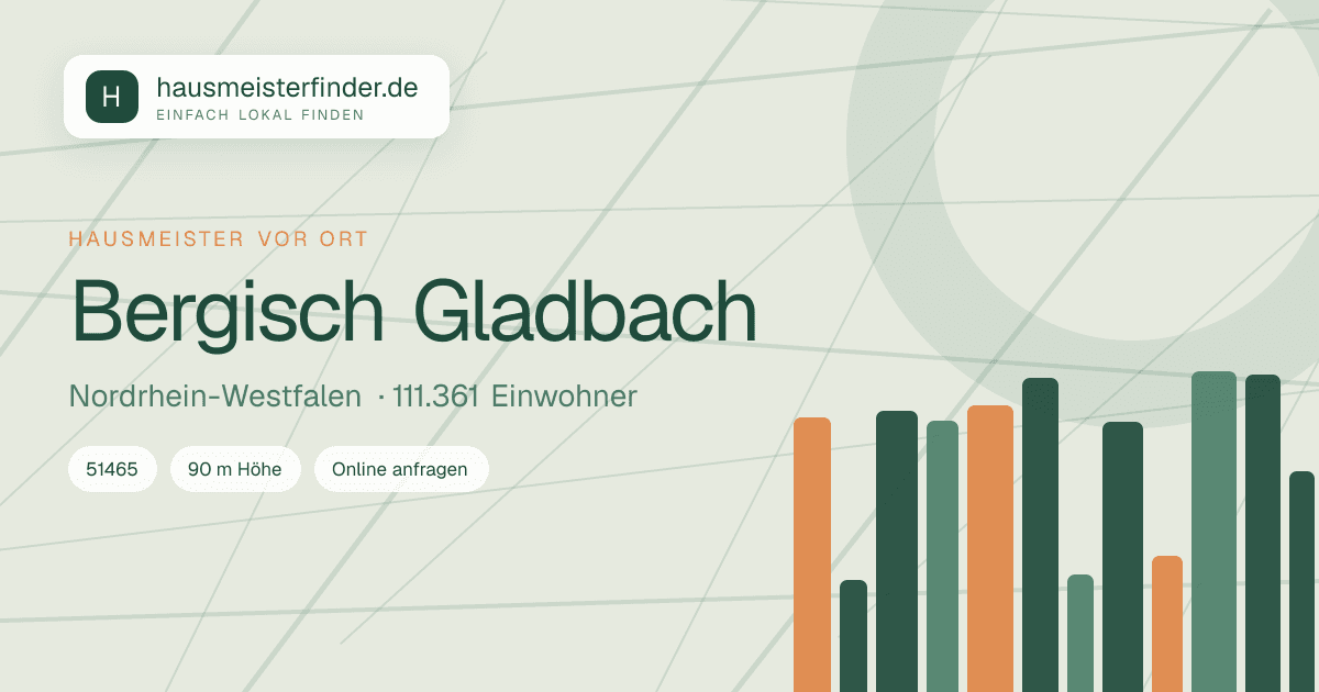 Stadtprofil für Hausmeisterservice in Bergisch Gladbach