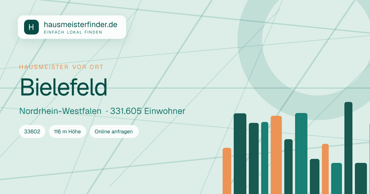Stadtprofil für Hausmeisterservice in Bielefeld
