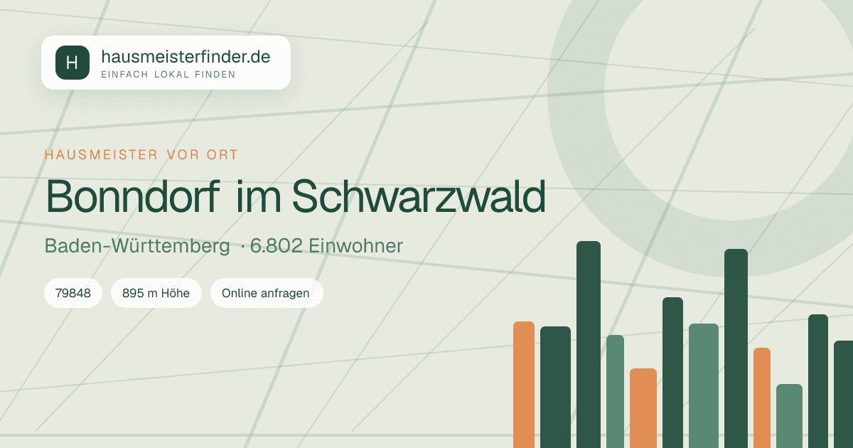 Stadtprofil für Hausmeisterservice in Bonndorf im Schwarzwald
