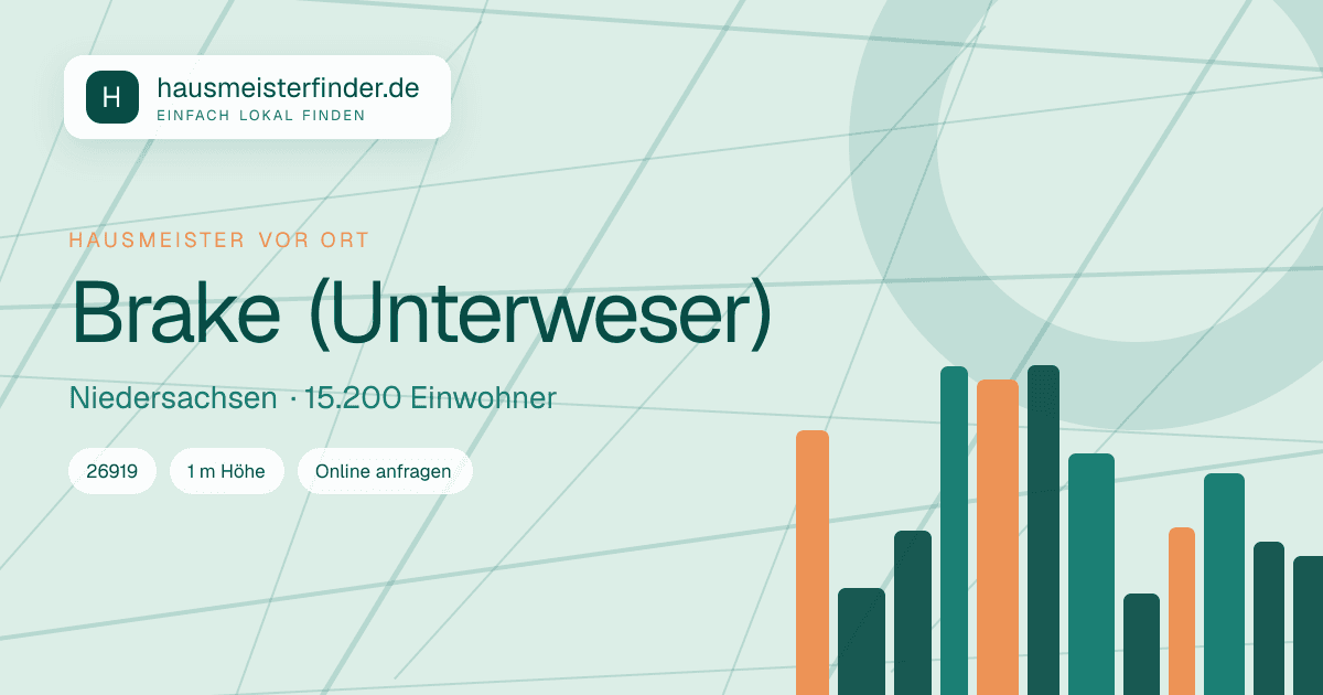 Stadtprofil für Hausmeisterservice in Brake (Unterweser)