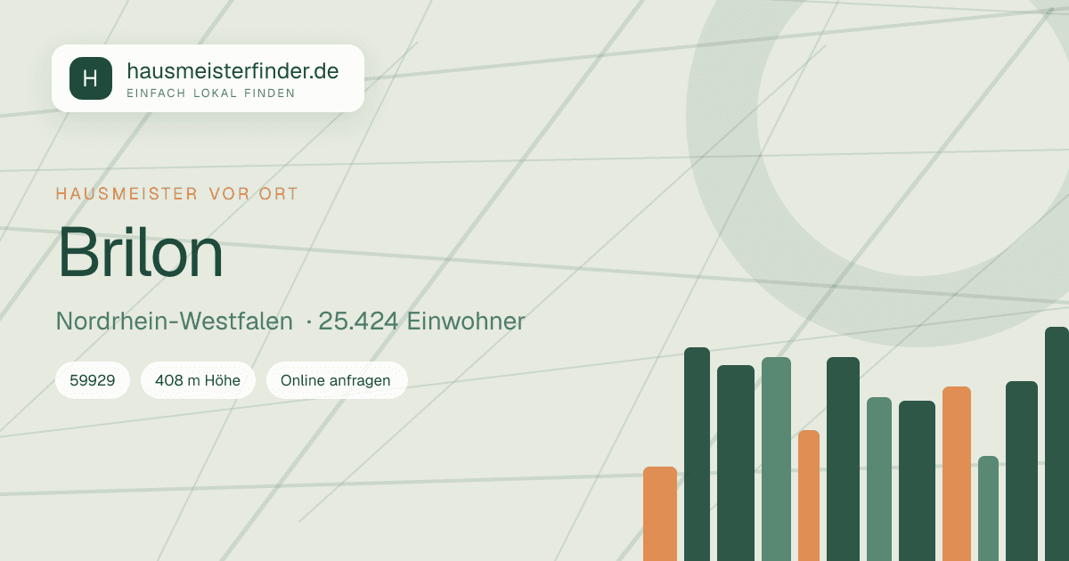 Stadtprofil für Hausmeisterservice in Brilon