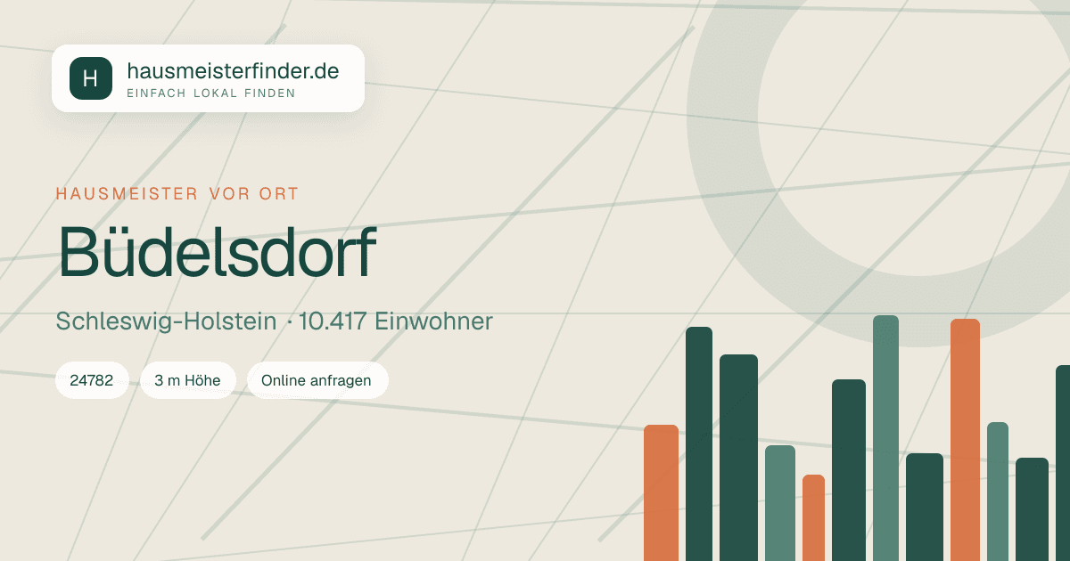 Stadtprofil für Hausmeisterservice in Büdelsdorf
