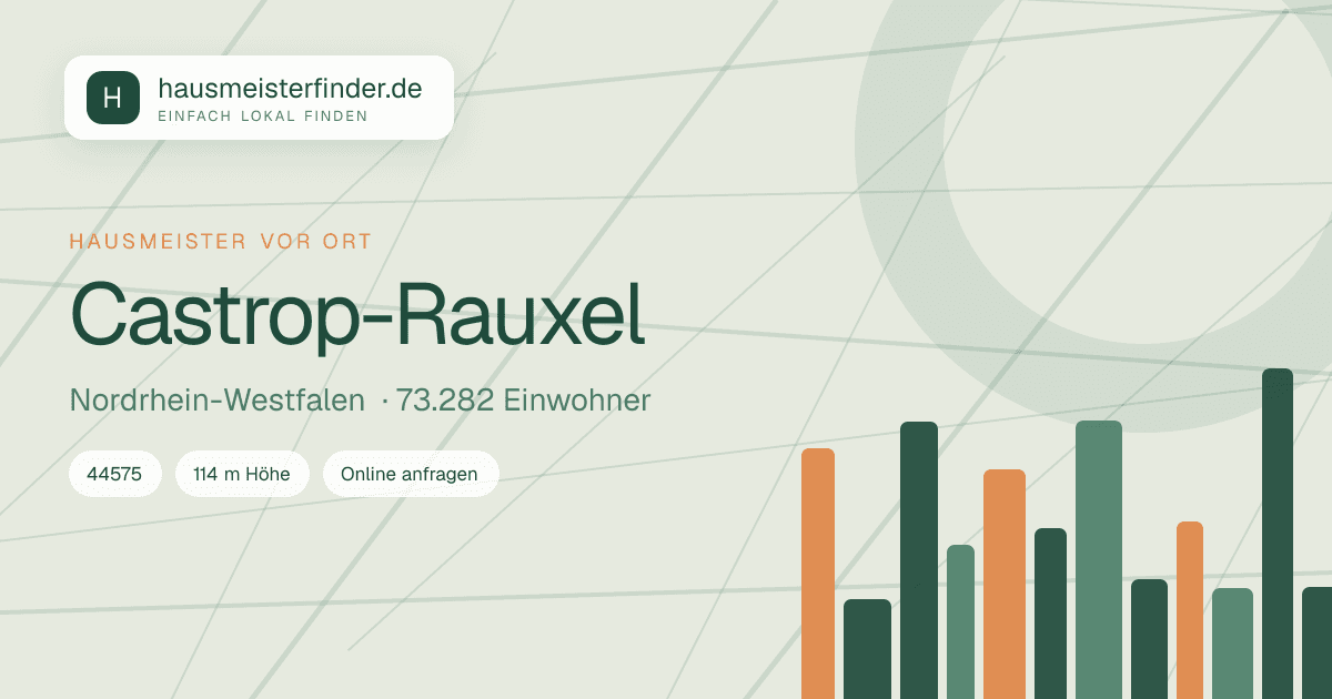 Stadtprofil für Hausmeisterservice in Castrop-Rauxel