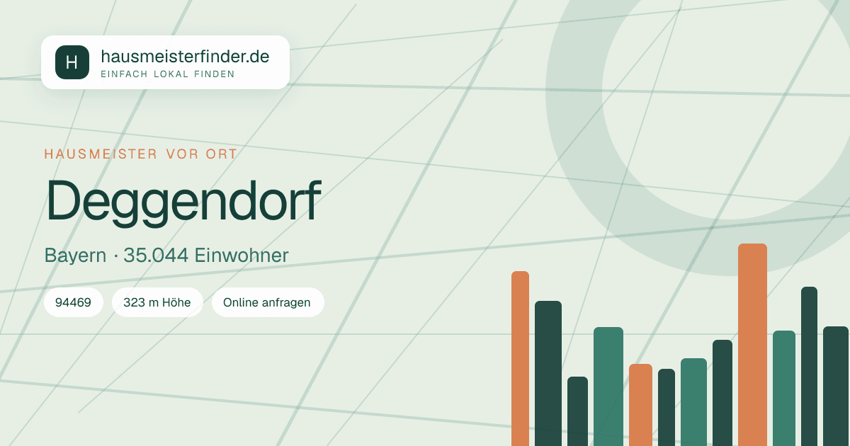 Stadtprofil für Hausmeisterservice in Deggendorf