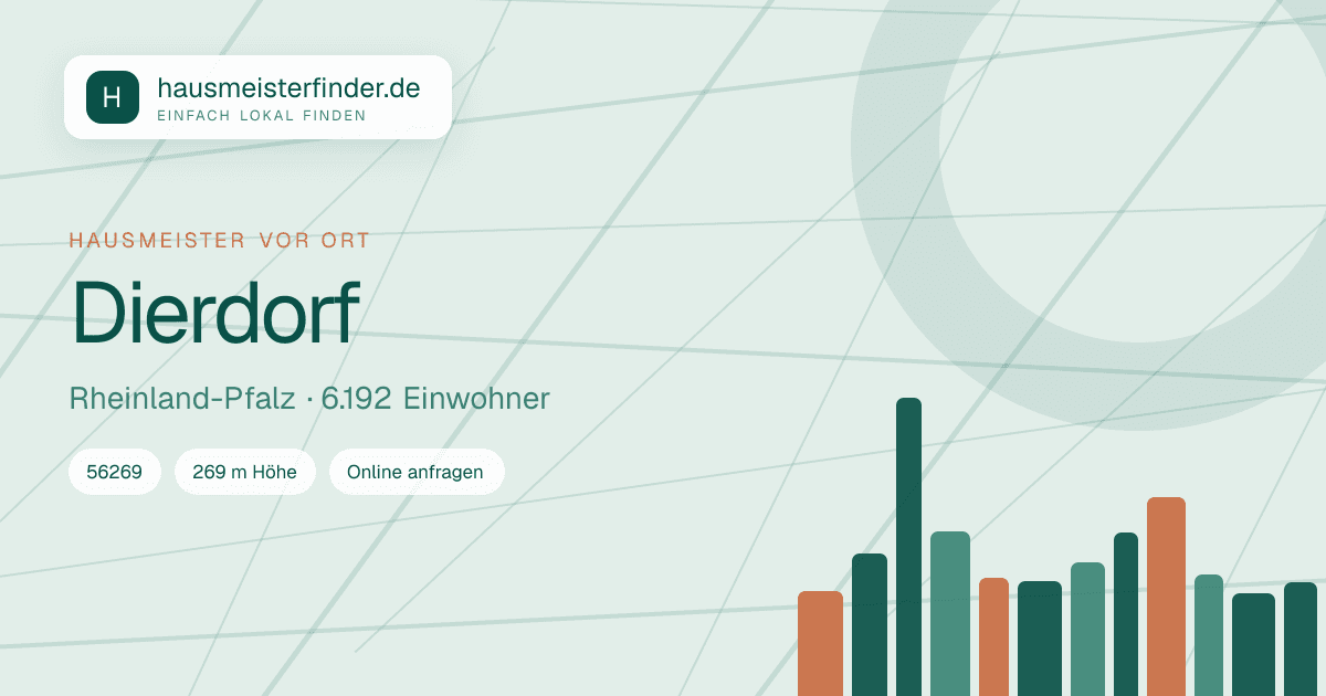 Stadtprofil für Hausmeisterservice in Dierdorf