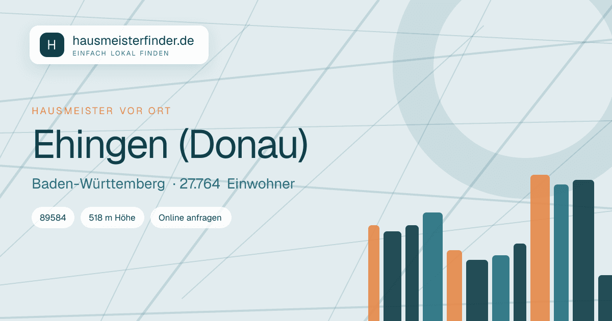 Stadtprofil für Hausmeisterservice in Ehingen (Donau)
