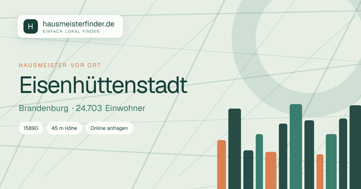 Stadtprofil für Hausmeisterservice in Eisenhüttenstadt
