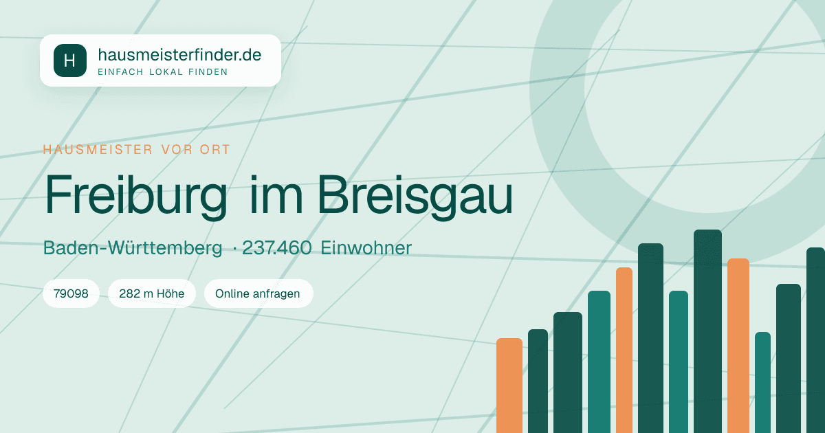 Stadtprofil für Hausmeisterservice in Freiburg im Breisgau
