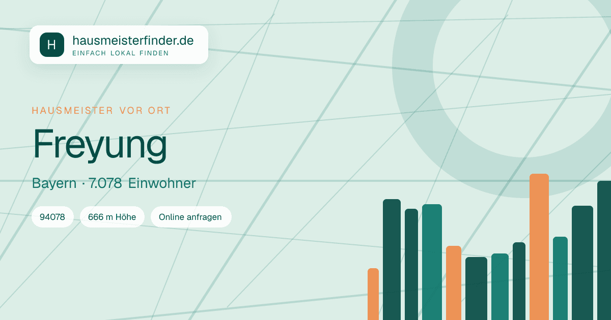 Stadtprofil für Hausmeisterservice in Freyung