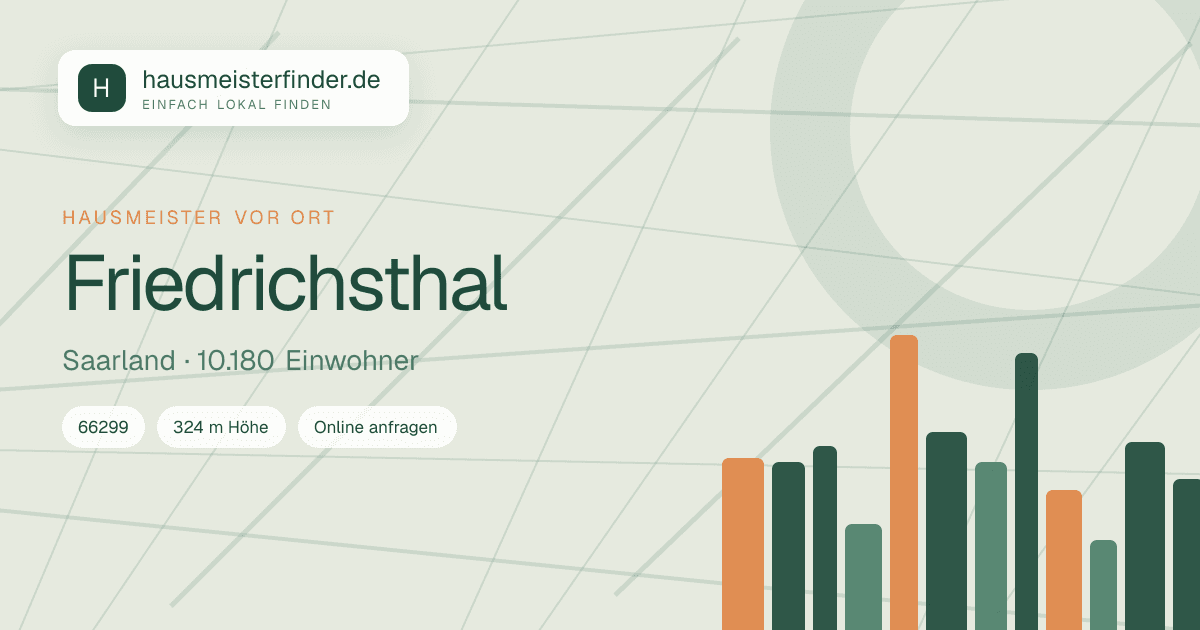 Stadtprofil für Hausmeisterservice in Friedrichsthal