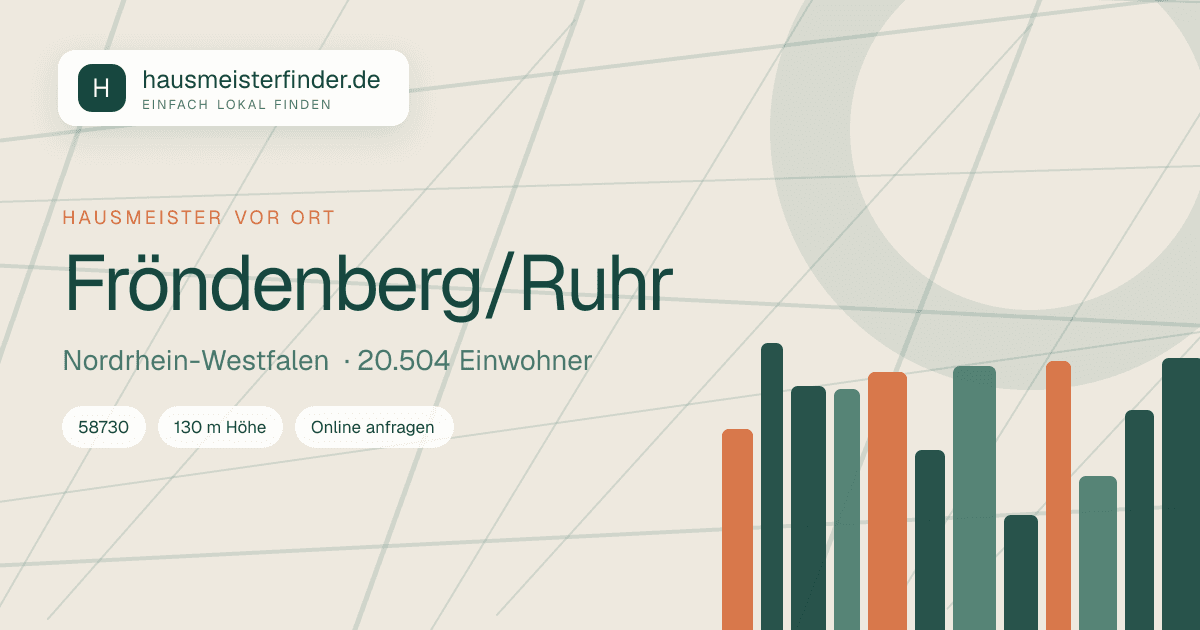 Stadtprofil für Hausmeisterservice in Fröndenberg/Ruhr
