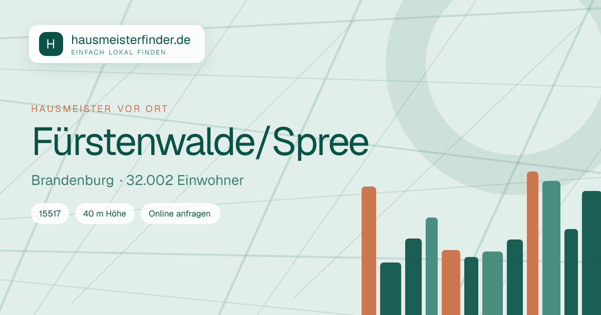 Stadtprofil für Hausmeisterservice in Fürstenwalde/Spree