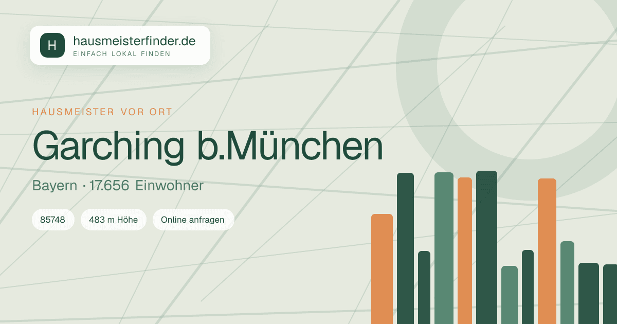 Stadtprofil für Hausmeisterservice in Garching b.München