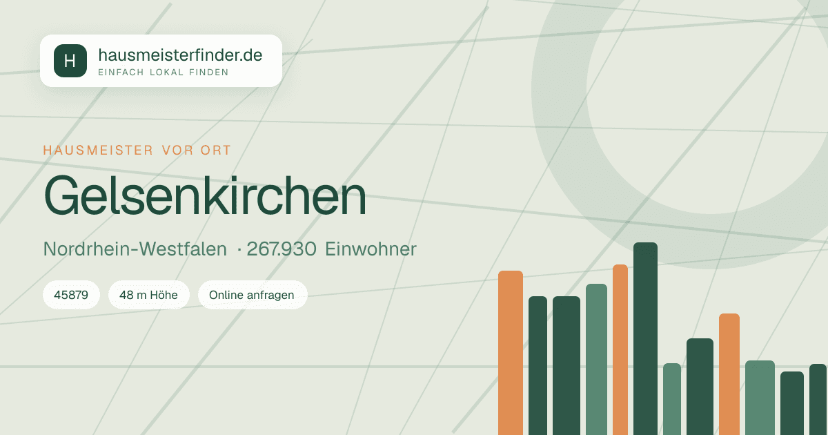 Stadtprofil für Hausmeisterservice in Gelsenkirchen