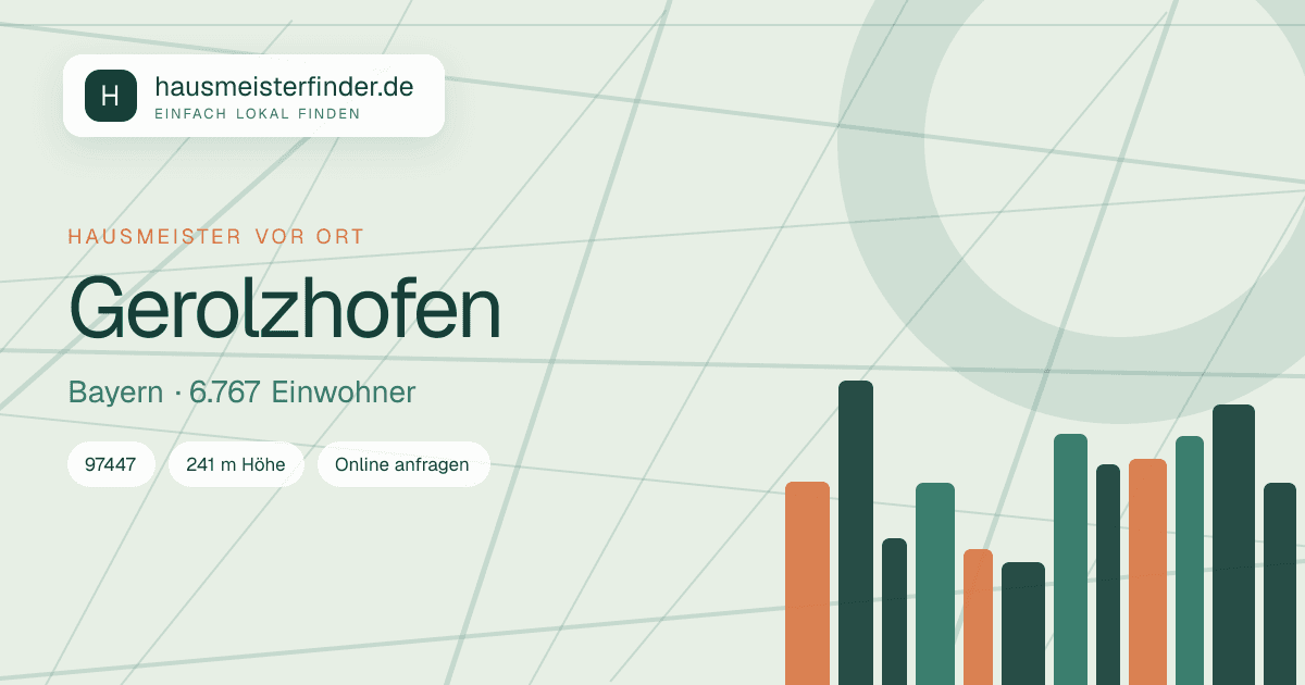 Stadtprofil für Hausmeisterservice in Gerolzhofen
