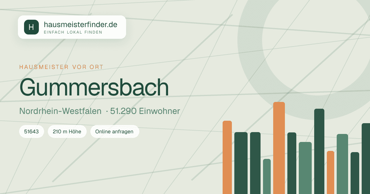 Stadtprofil für Hausmeisterservice in Gummersbach