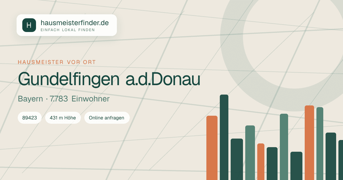 Stadtprofil für Hausmeisterservice in Gundelfingen a.d.Donau