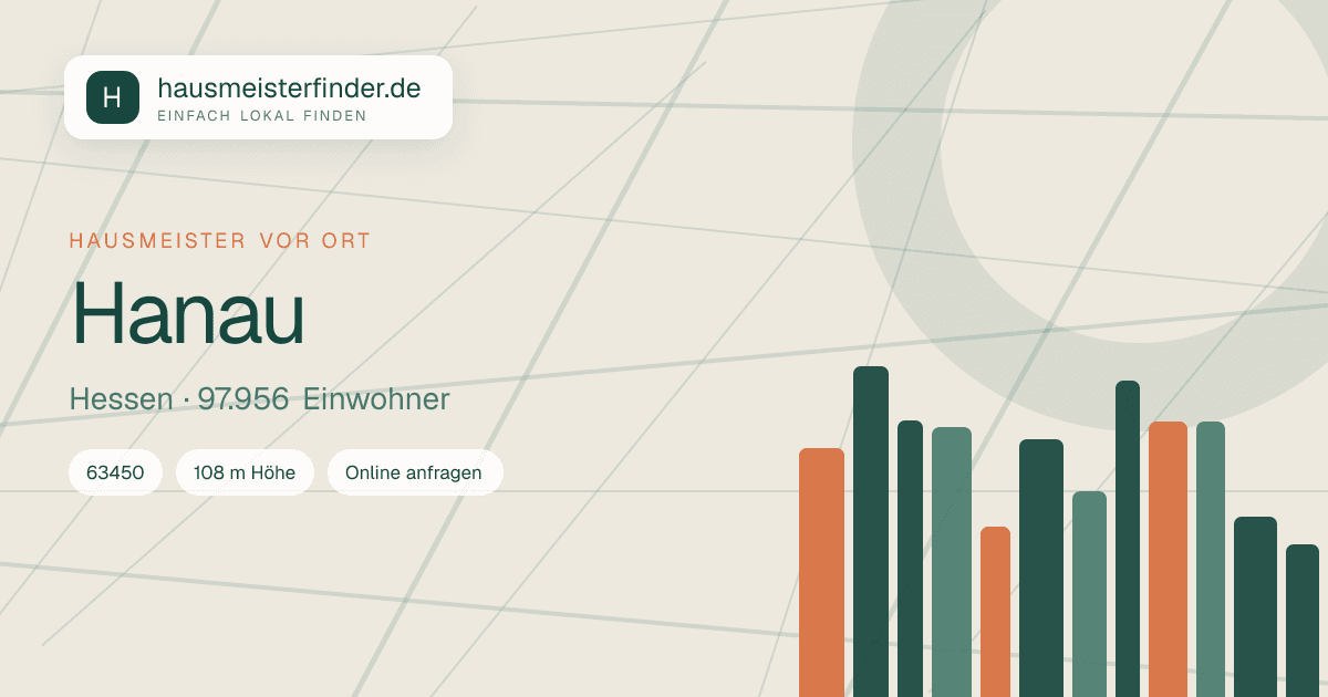 Stadtprofil für Hausmeisterservice in Hanau