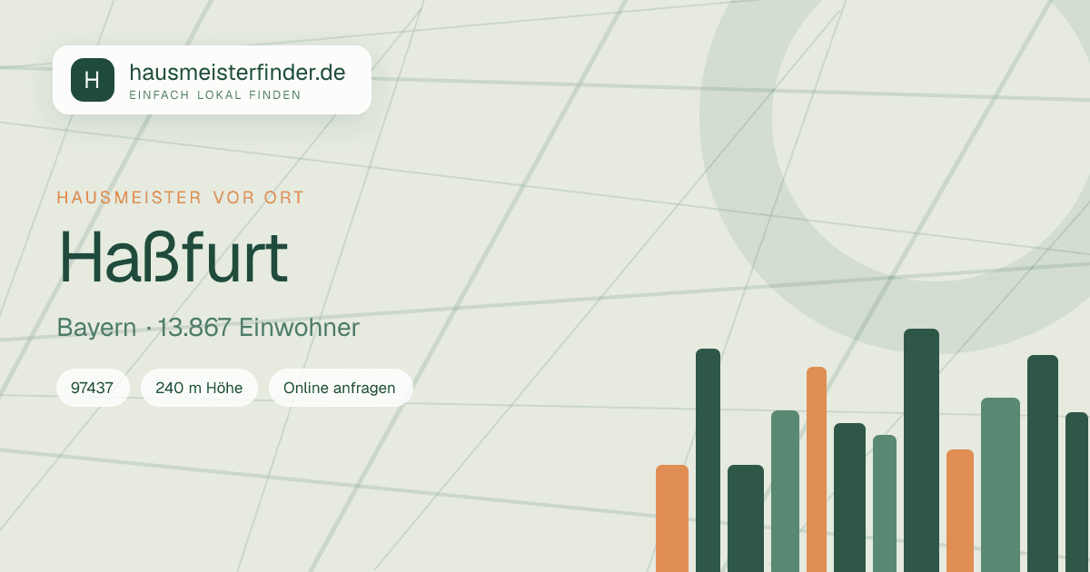 Stadtprofil für Hausmeisterservice in Haßfurt