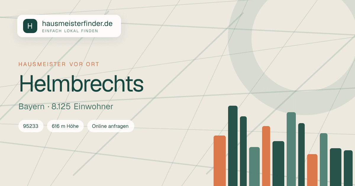 Stadtprofil für Hausmeisterservice in Helmbrechts