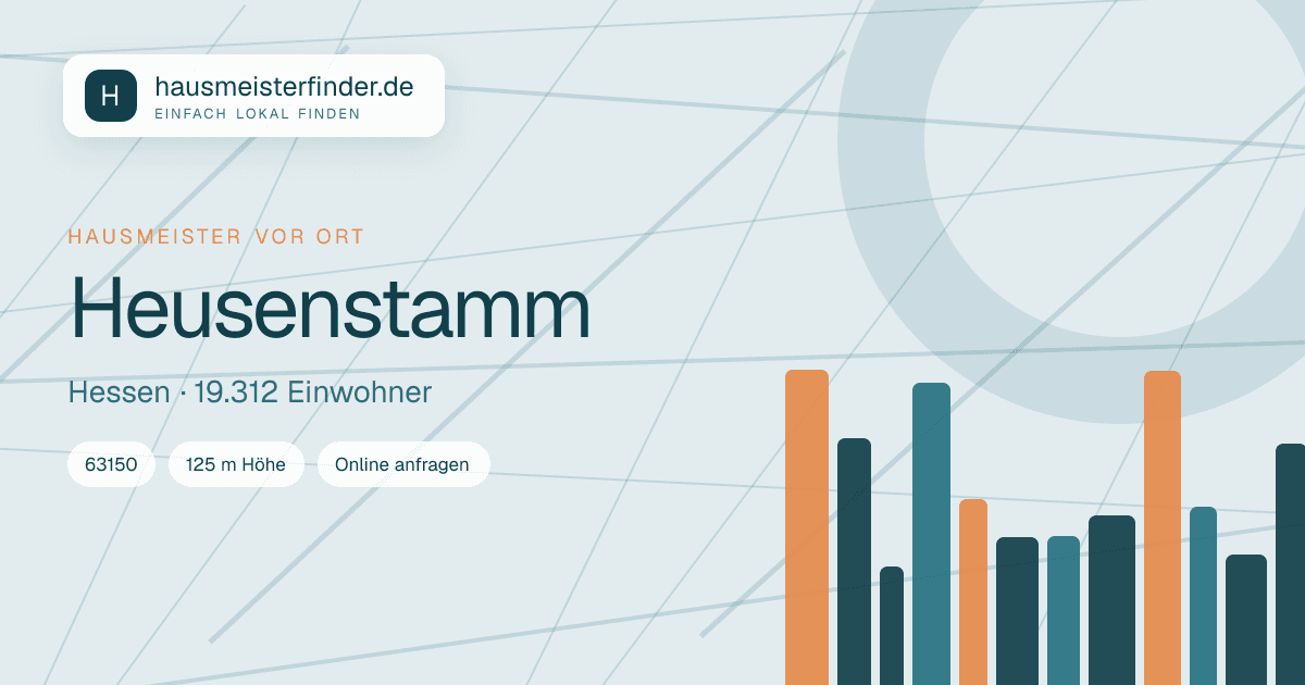 Stadtprofil für Hausmeisterservice in Heusenstamm