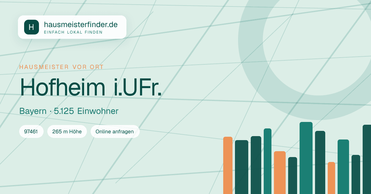 Stadtprofil für Hausmeisterservice in Hofheim i.UFr.