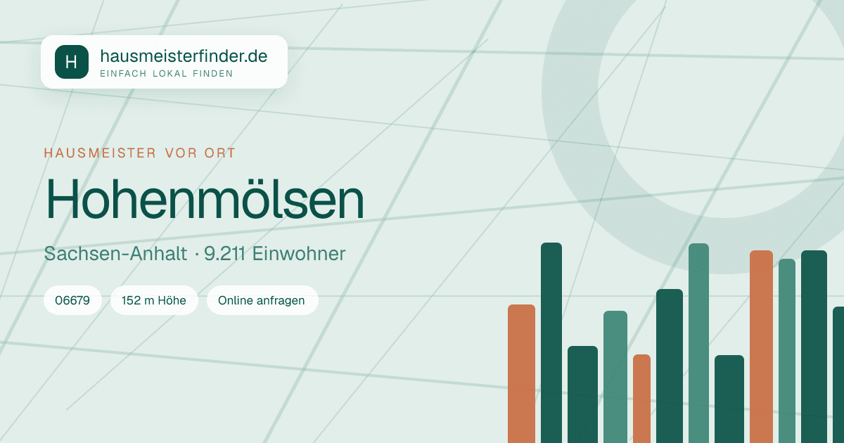 Stadtprofil für Hausmeisterservice in Hohenmölsen