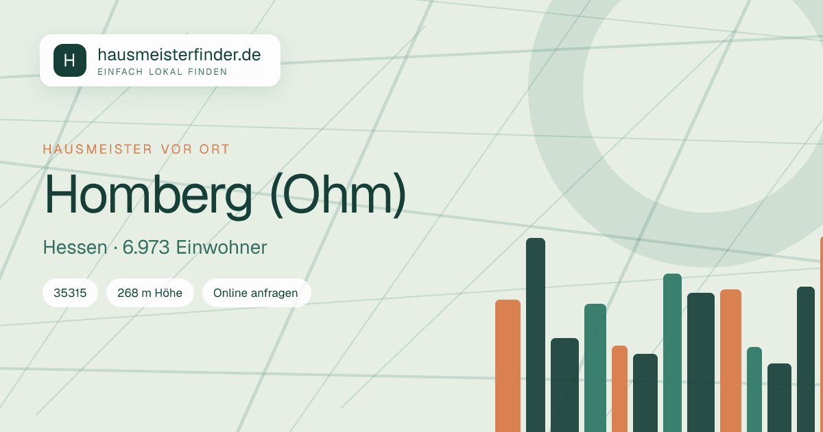 Stadtprofil für Hausmeisterservice in Homberg (Ohm)