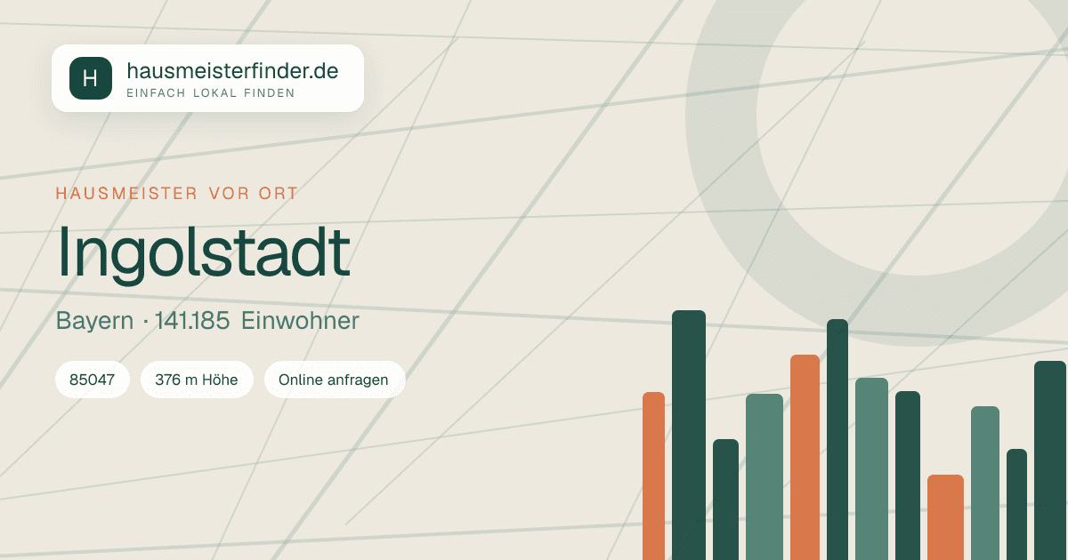 Stadtprofil für Hausmeisterservice in Ingolstadt