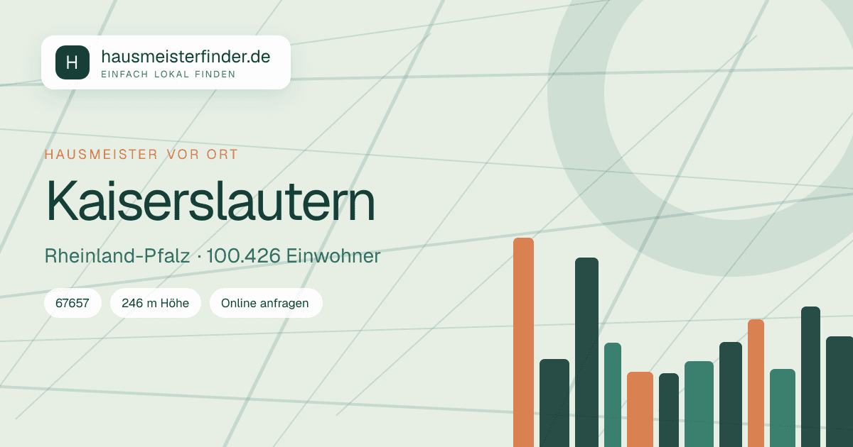 Stadtprofil für Hausmeisterservice in Kaiserslautern