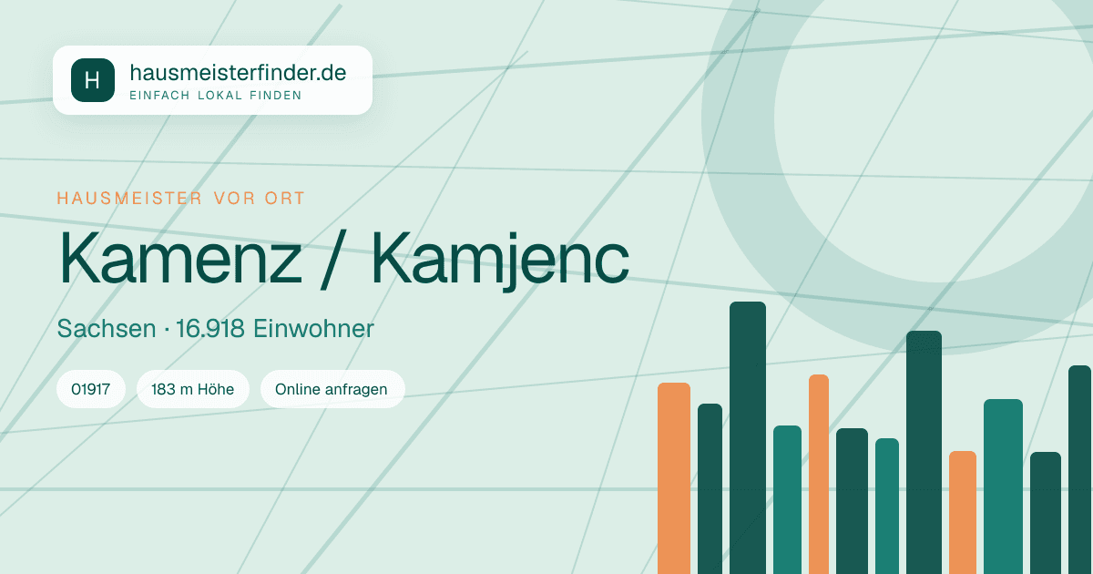 Stadtprofil für Hausmeisterservice in Kamenz / Kamjenc