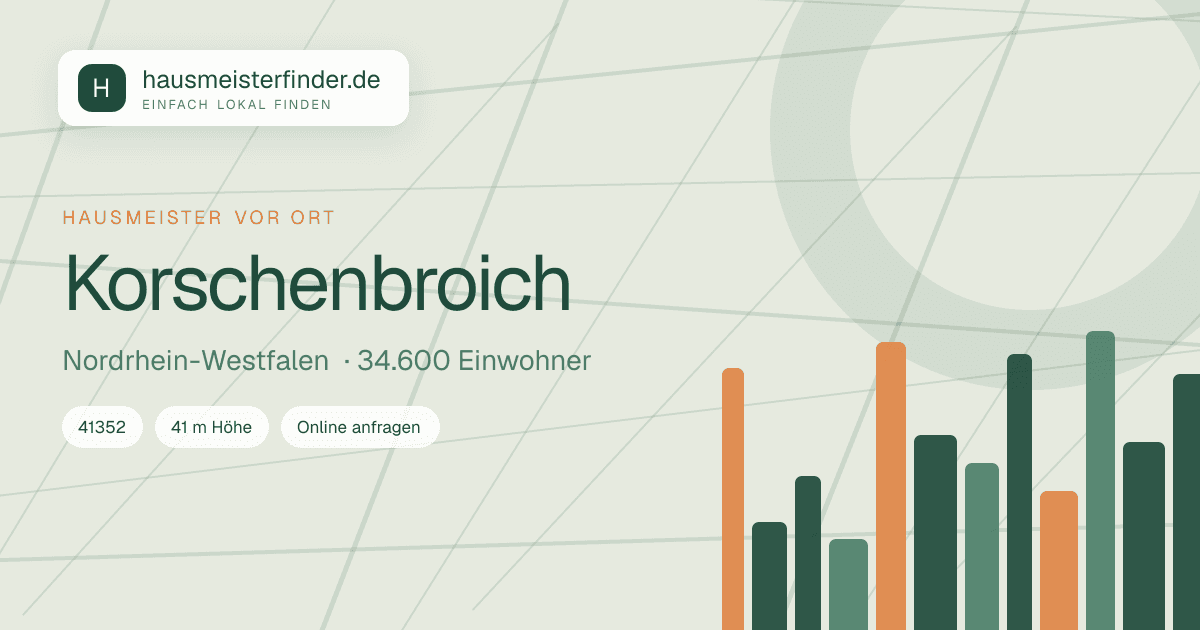 Stadtprofil für Hausmeisterservice in Korschenbroich