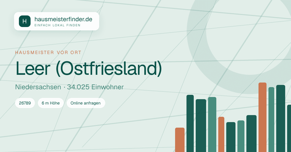 Stadtprofil für Hausmeisterservice in Leer (Ostfriesland)