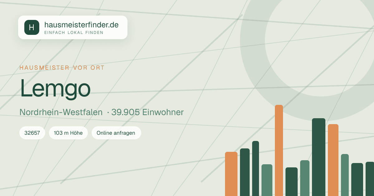 Stadtprofil für Hausmeisterservice in Lemgo