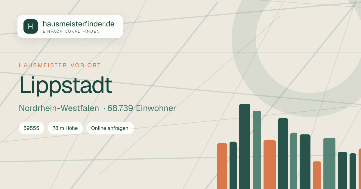 Stadtprofil für Hausmeisterservice in Lippstadt
